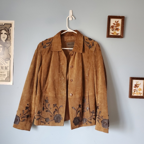 Vintage Brandon Thomas suede jacket - Picture 1 of 4